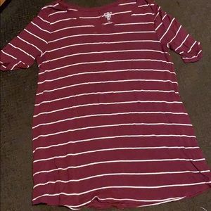 Striped Maroon Tunic